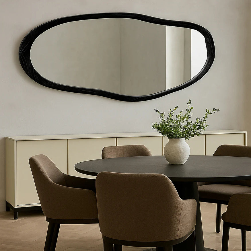 Clara Mirror in Black