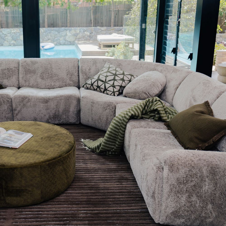 Cruz Sofa Modular in Cozy Koala