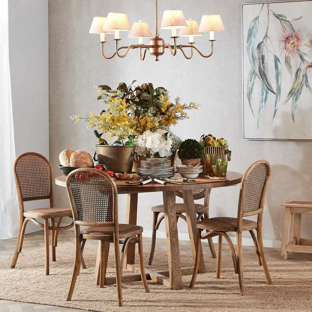 Denver Dining Table in Dark Oak