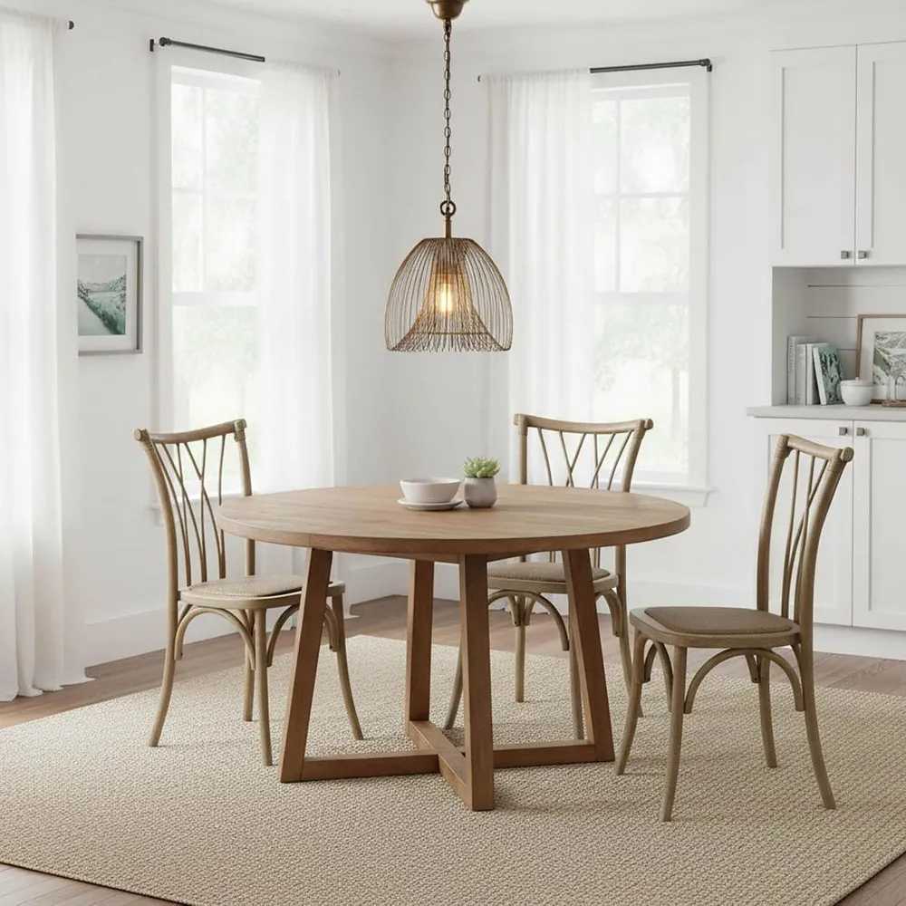 Denver Dining Table in Dark Oak