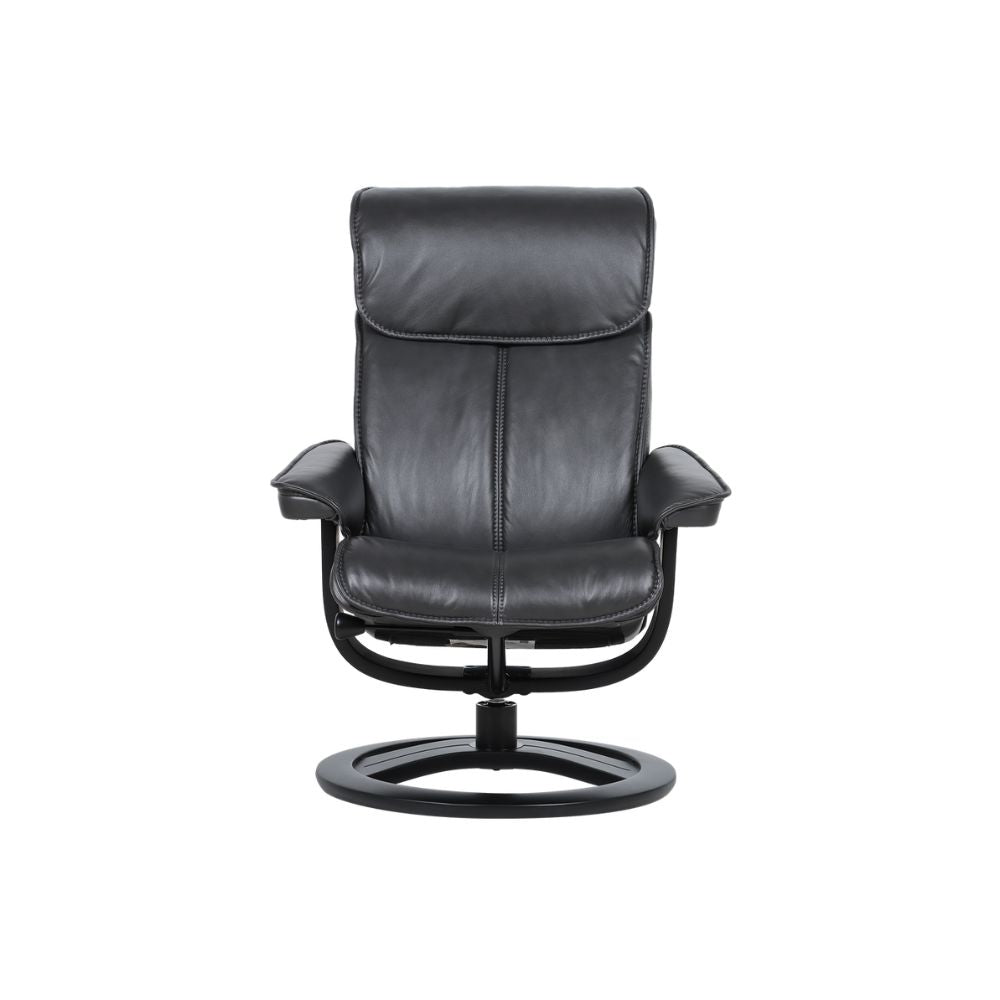 Fjord Motion Chair & Footstool in Leather