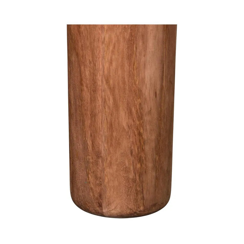 Flask Wood Floor Lamp Base Saddle - Base Only