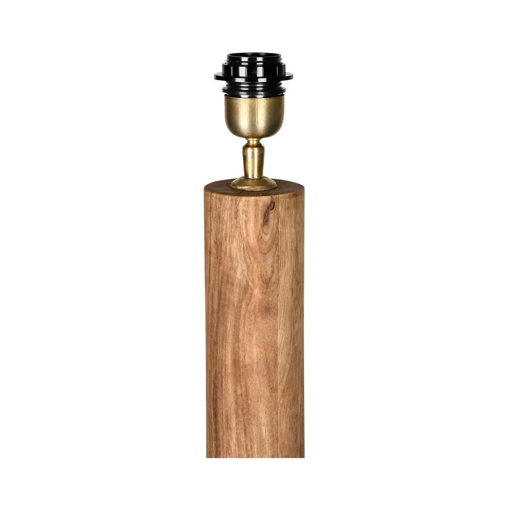 Flask Wood Floor Lamp Base Saddle - Base Only