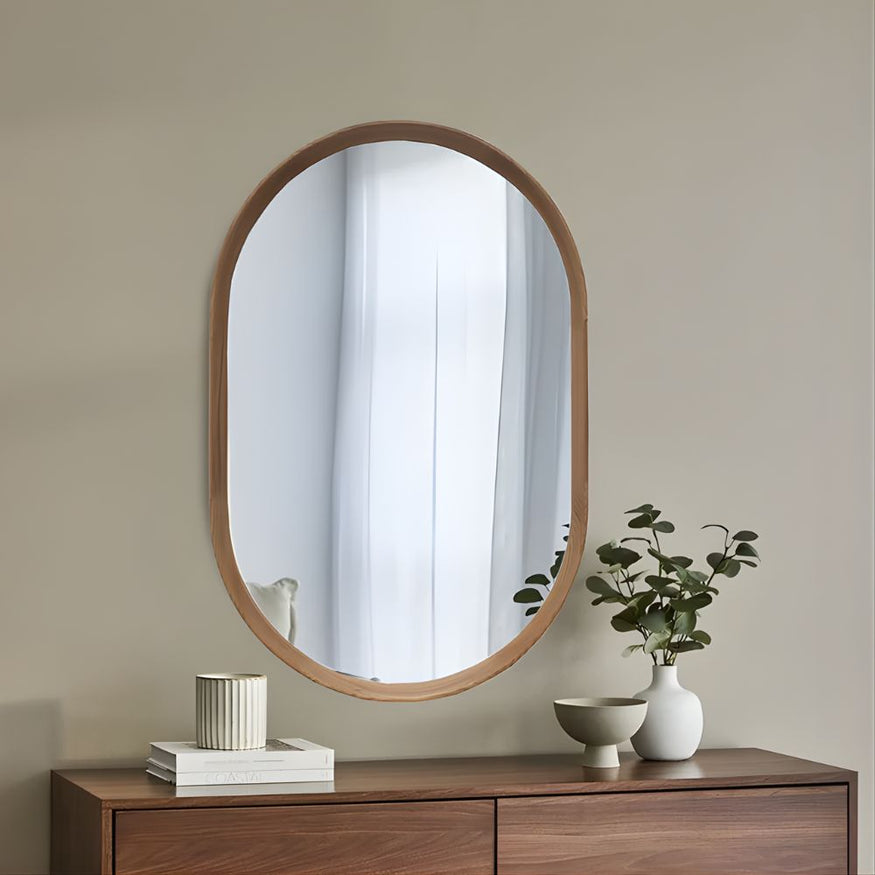 Freya Mirror in Oak