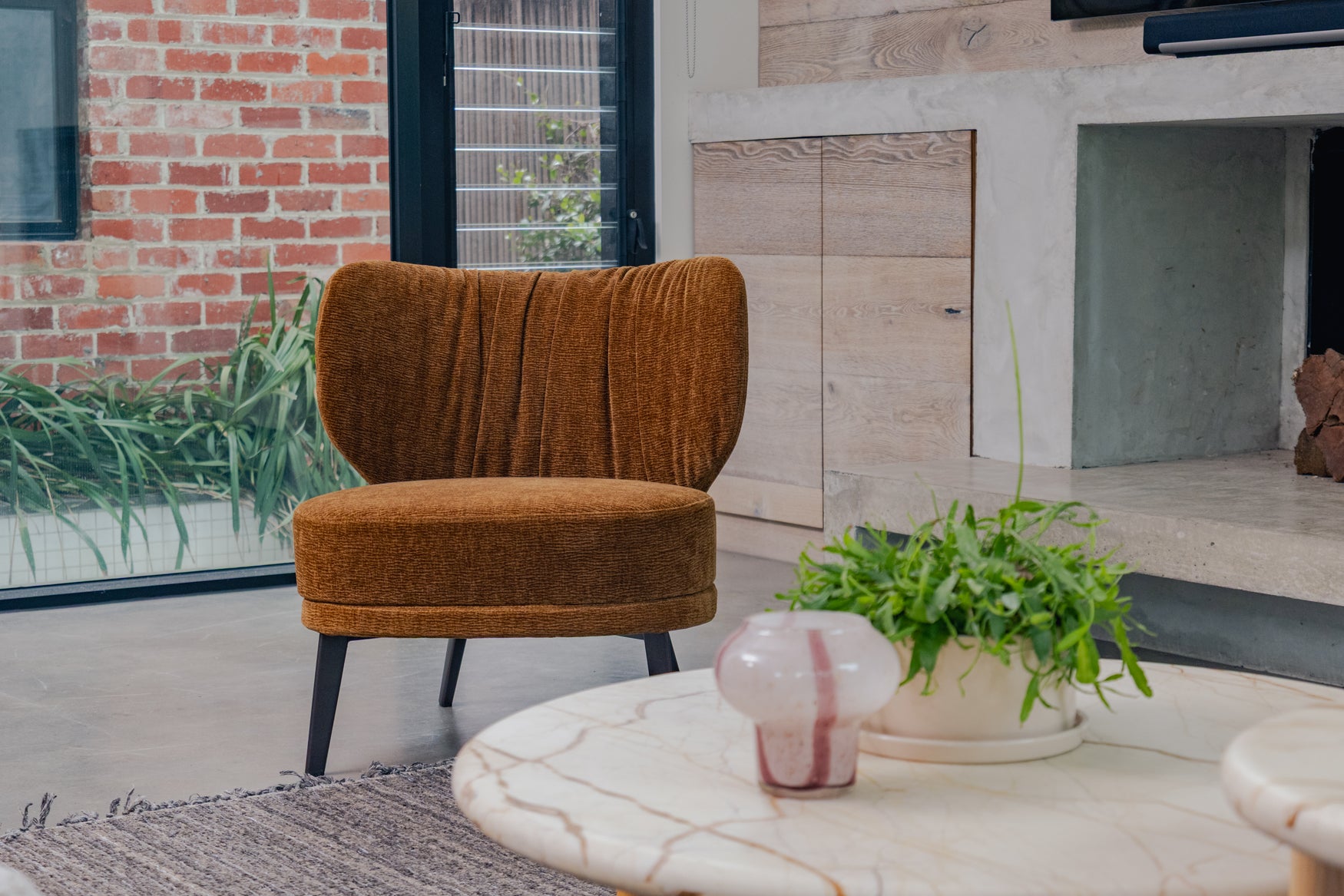 Gatsby Occasional Chair in Mustard