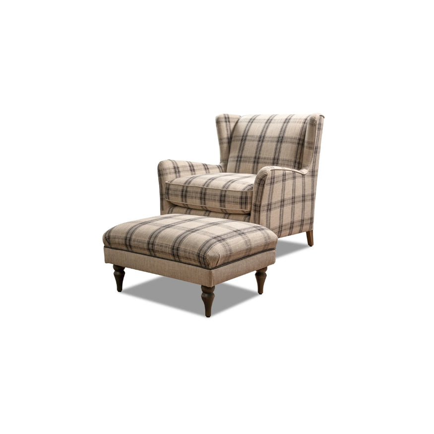 Hadleigh Wing Chair in Highland