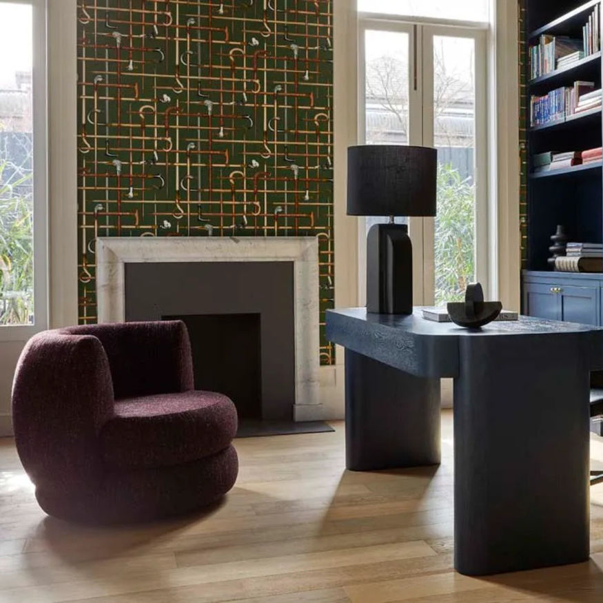 Hugo Vera Sofa Chair in Plum Speckle ExDisplay