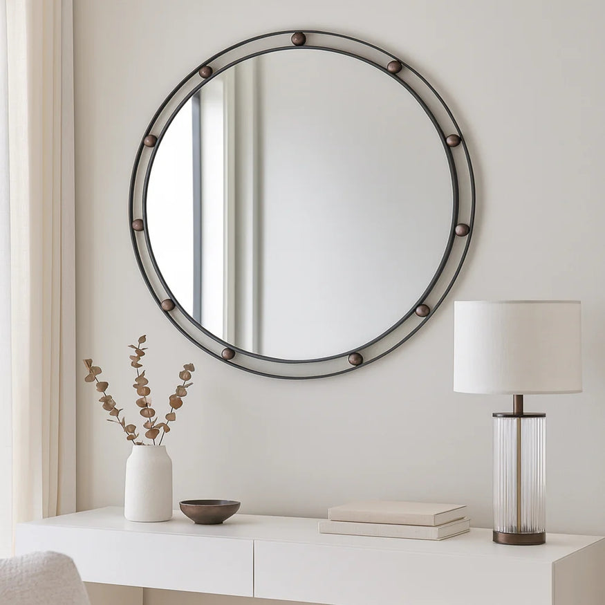 Isabella Mirror in Black