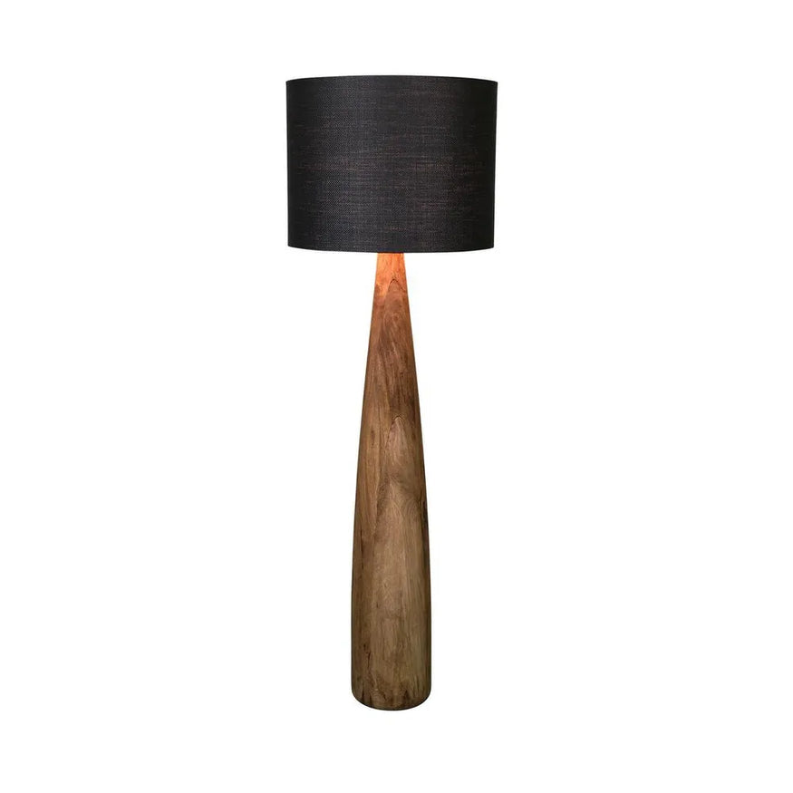 Java Cylinder Lamp in Black Shade