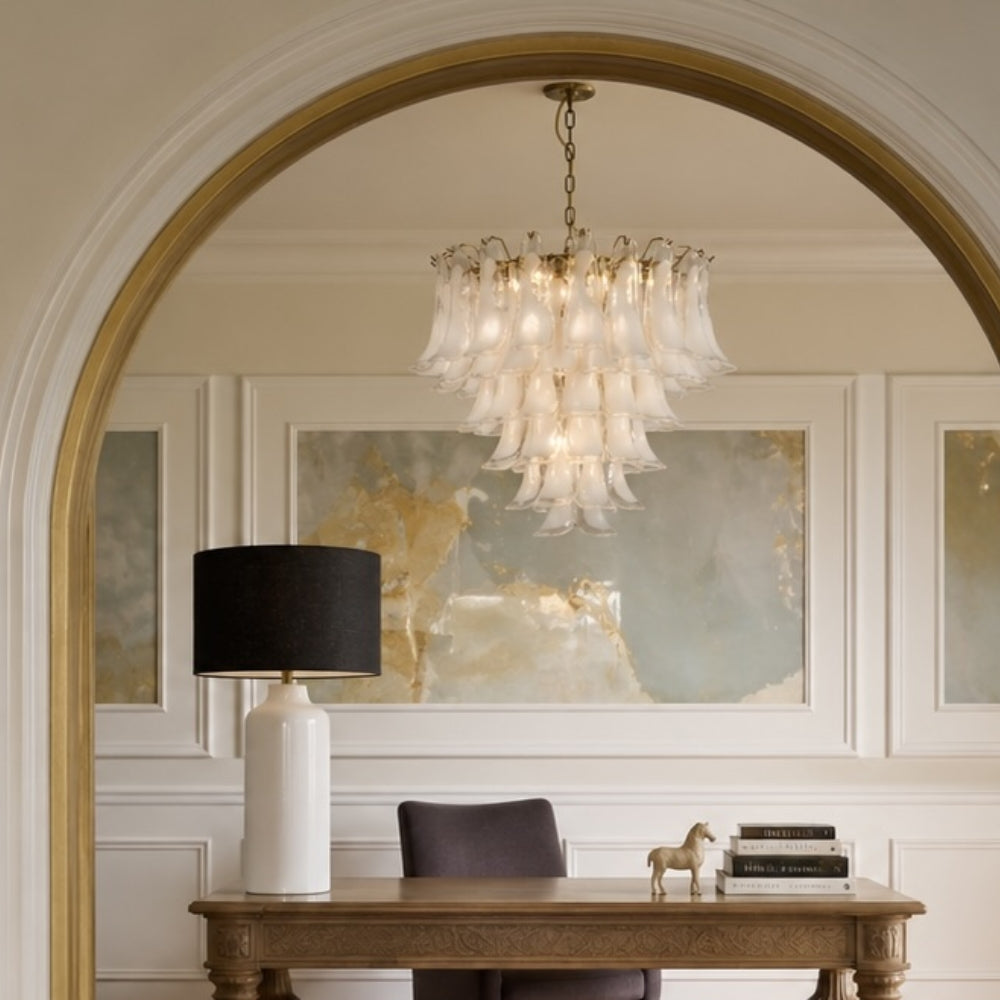 Josephine Chandelier Medium in White
