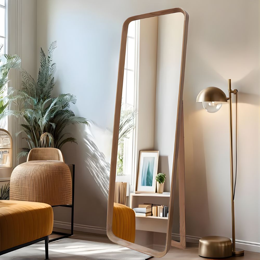 Kaya Dresser Mirror in Oak