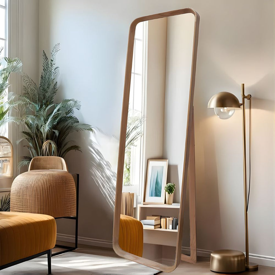 Kaya Dresser Mirror in Oak