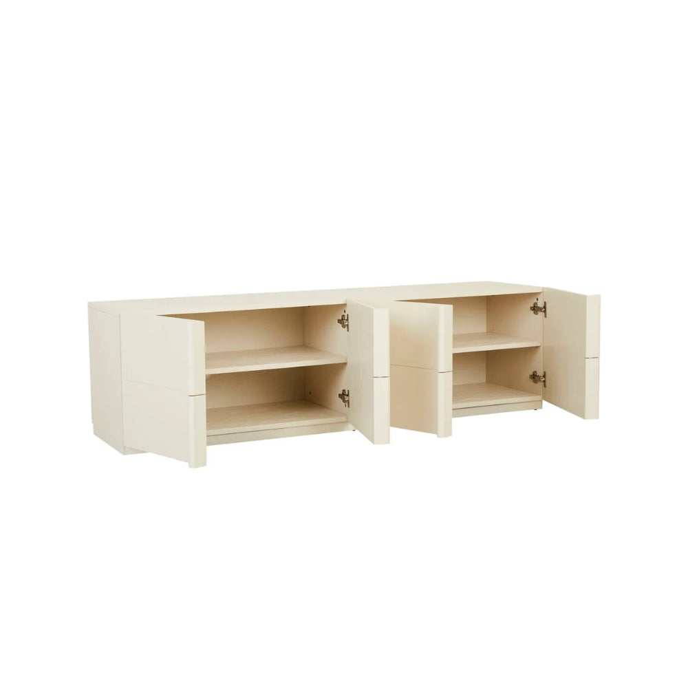 Kin 4 Door TV Unit in Shell