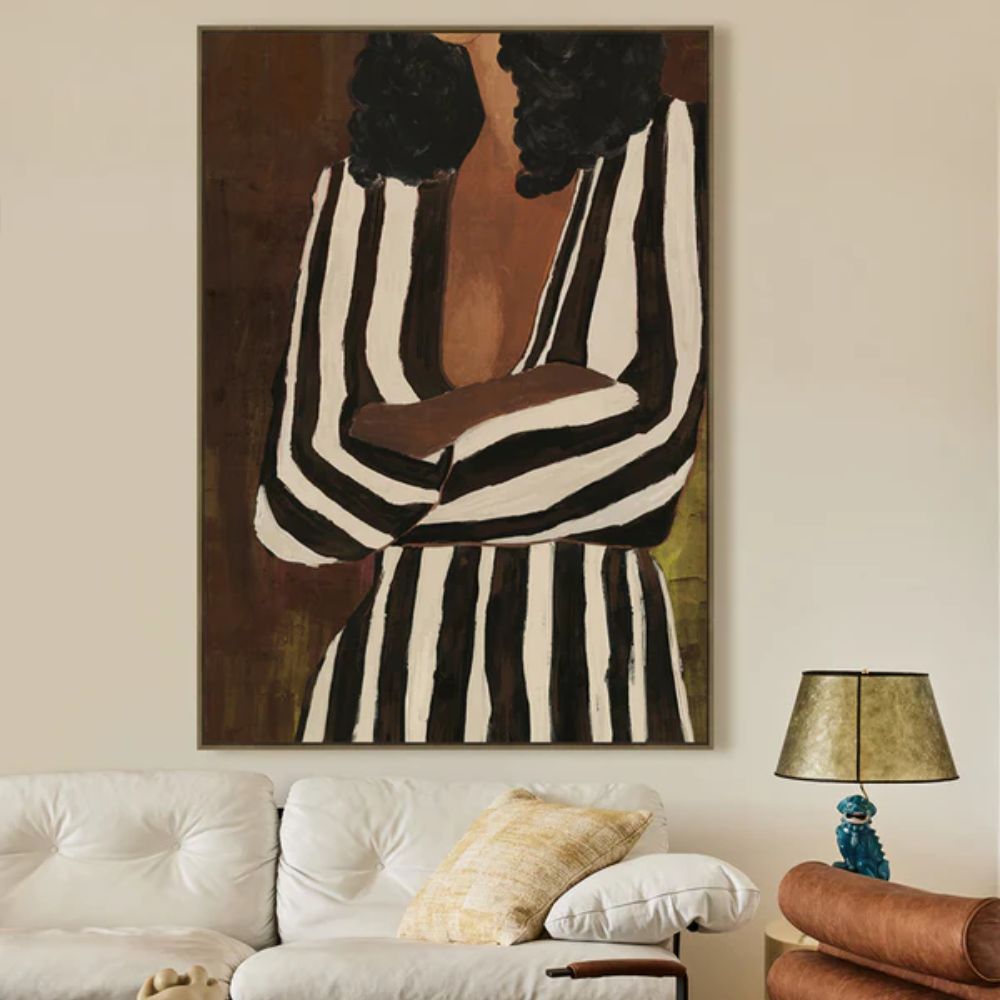 Linear Lady Print