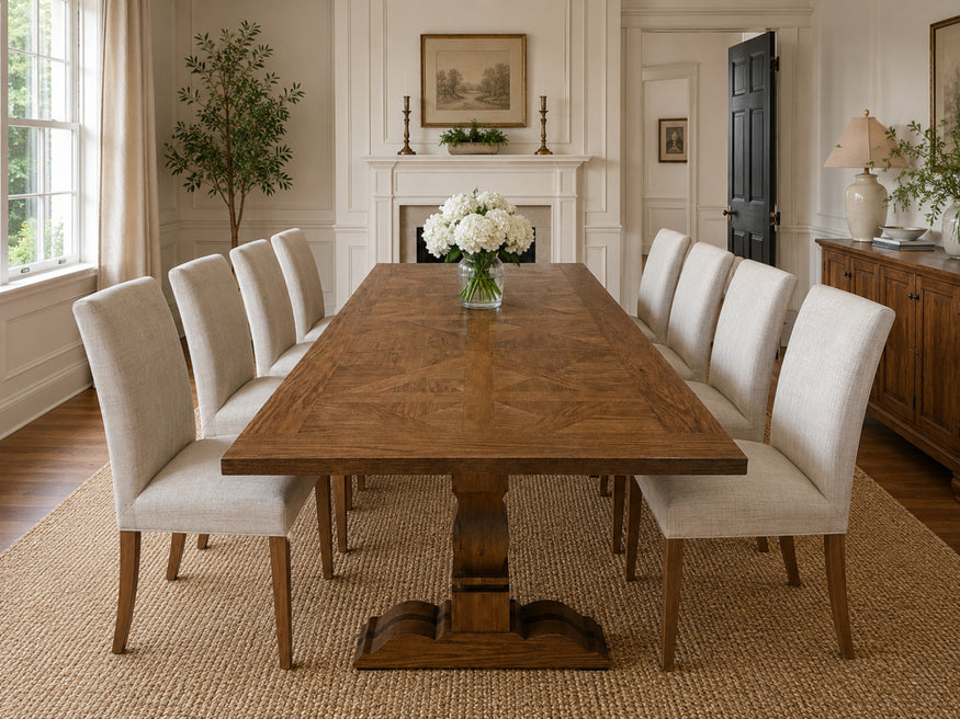 Louis 960 Dining Chair in Rathlin Chai