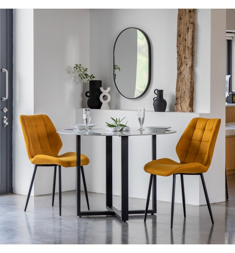 Endora Dining Chair in Saffron