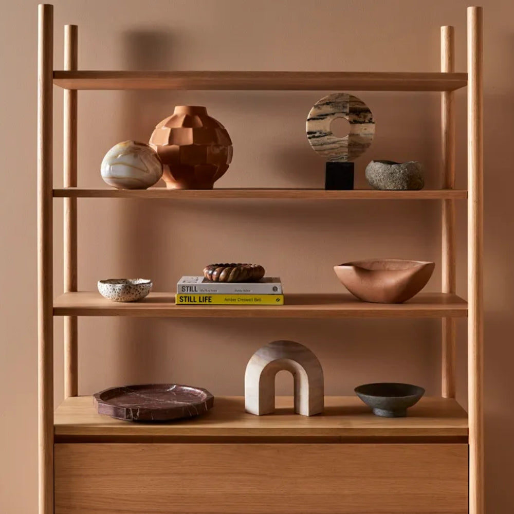 Owen Drawer & Shelving Unit in New Oak