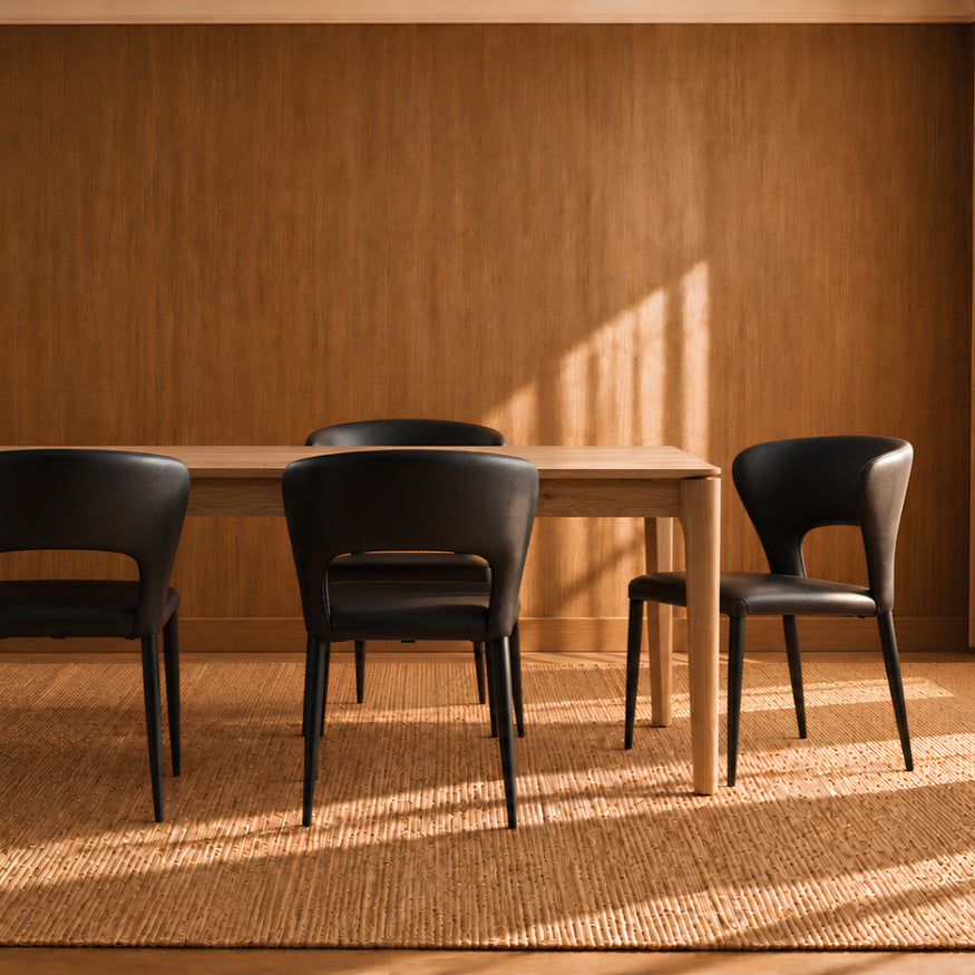 Remy II Dining Chair in Mustang Black Metal Leg