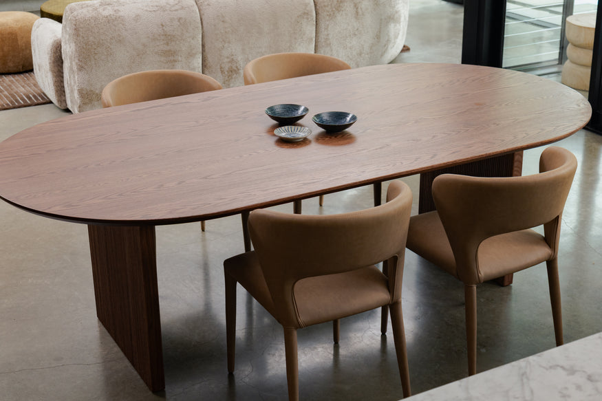 Remy I Dining Chair in Vintage Eco Pelle Cognac