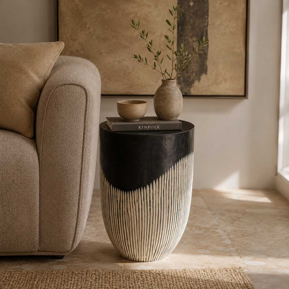 Sabre Curved Side Table