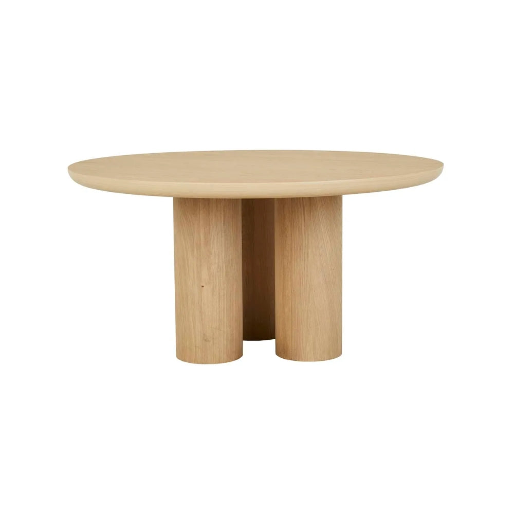 Seb Round Dining Table in Oak