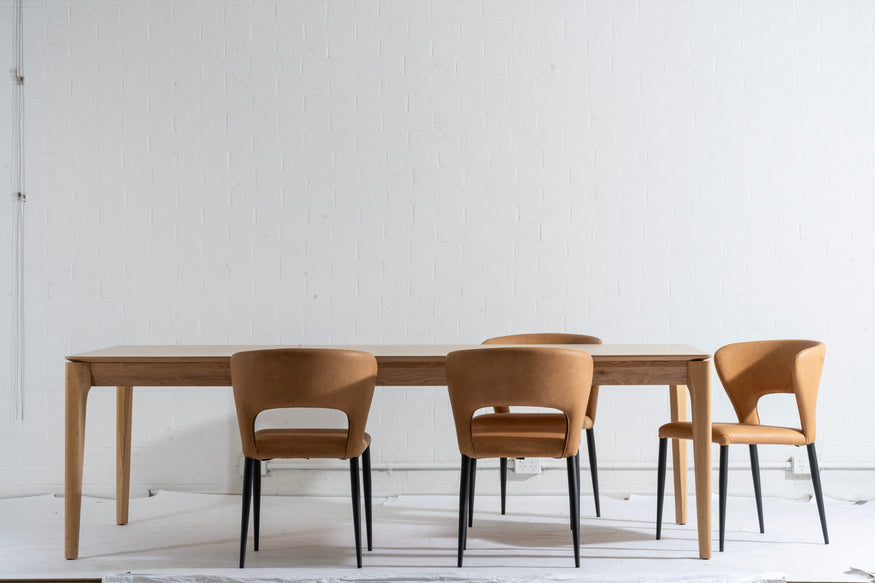 Hugo 9 Pce Dining Table + Remy Chairs Bundle