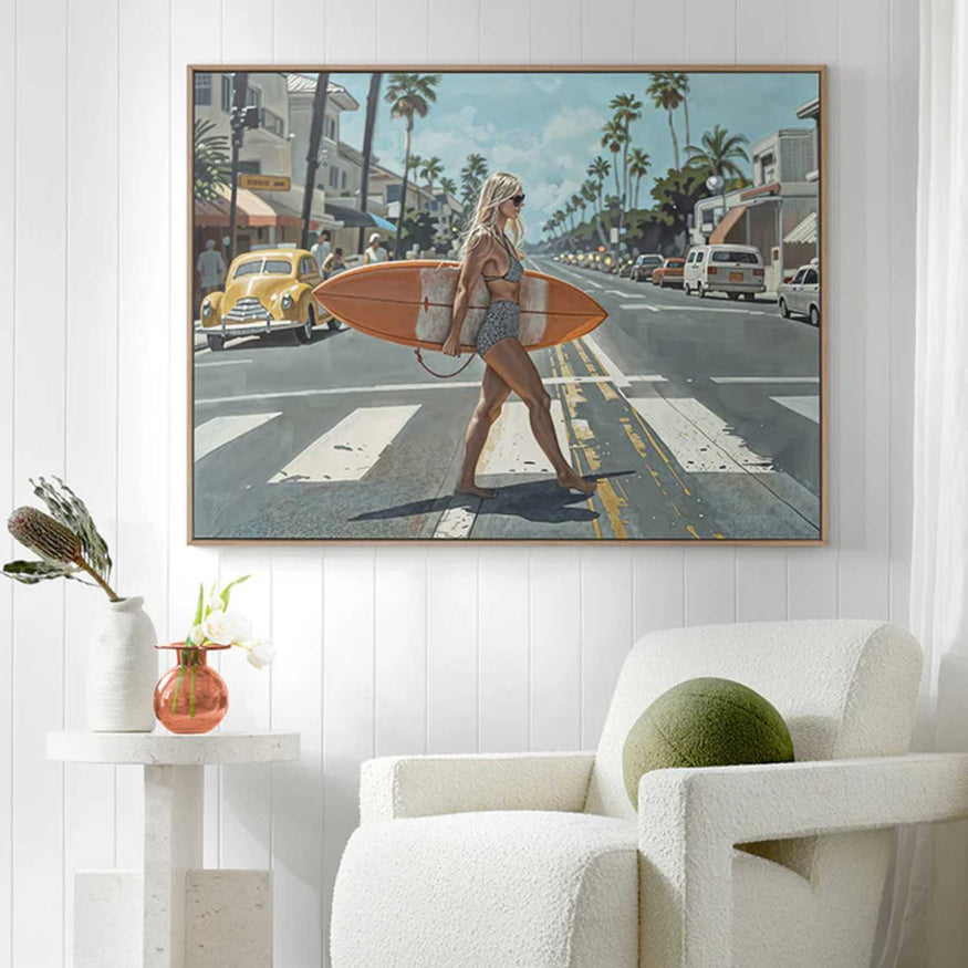 Stopping Traffic Canvas