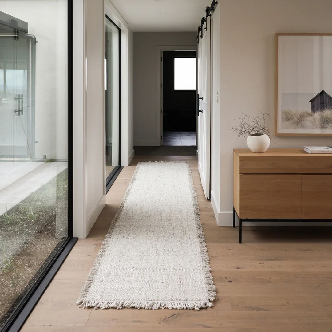 White Rustic Rug Ulster White/Natural Rug – Sofa & Soul