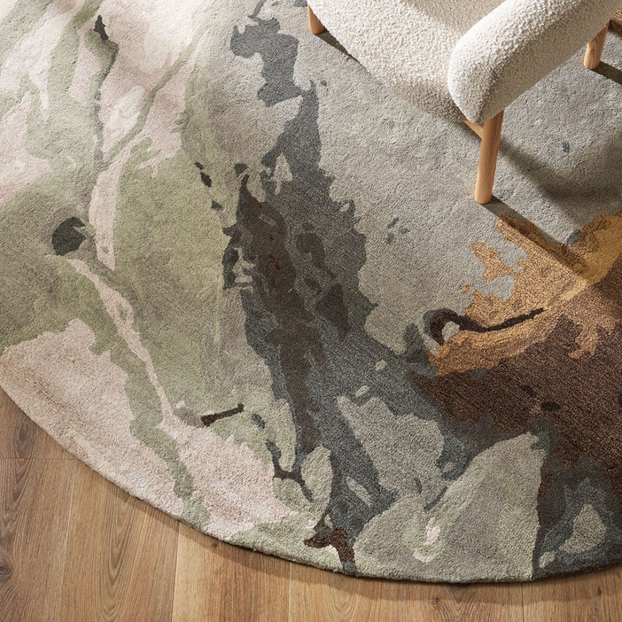 Vale Sandstone Round Rug