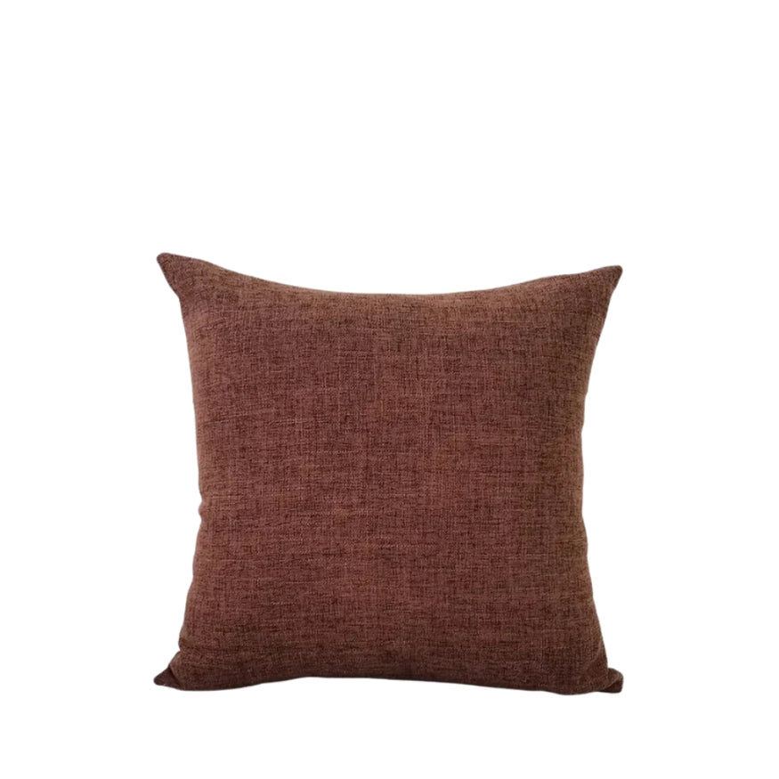 Willow Cushion in Eggplant