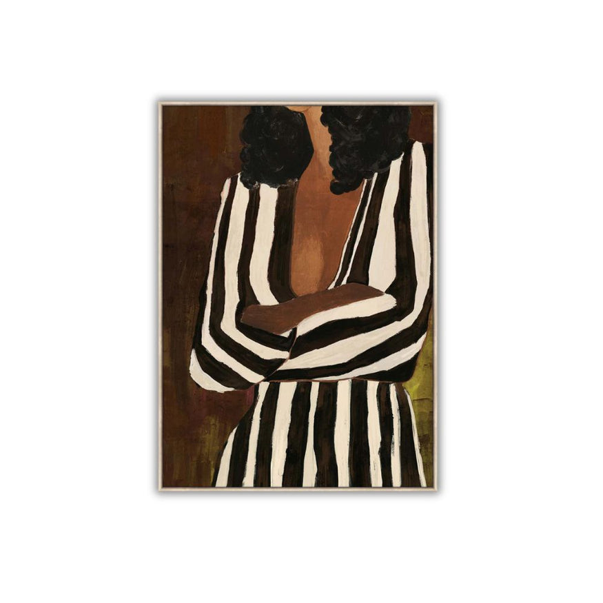 Linear Lady Print
