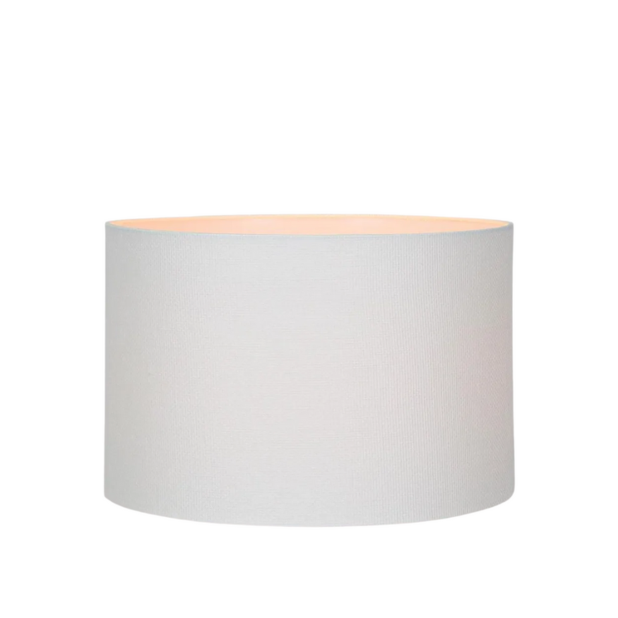 Java Cylinder Lamp in White Shade