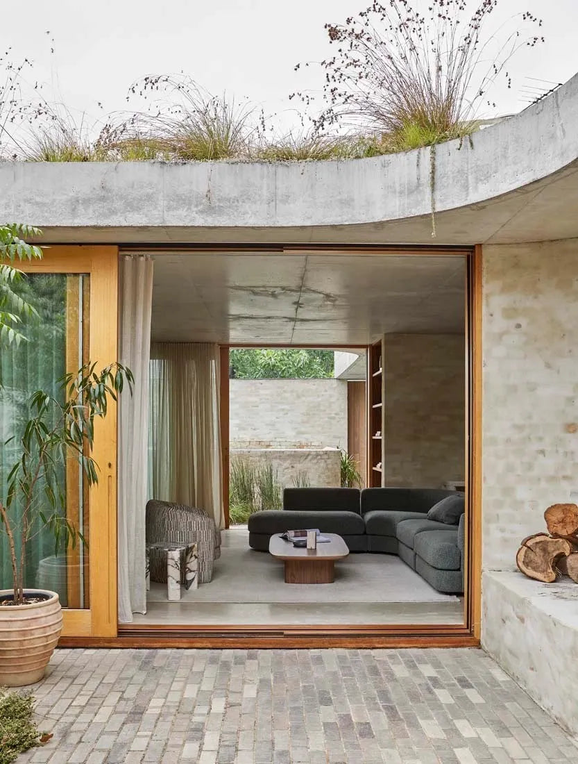 Madrid Curve Sofa Modular in Grey Speckle