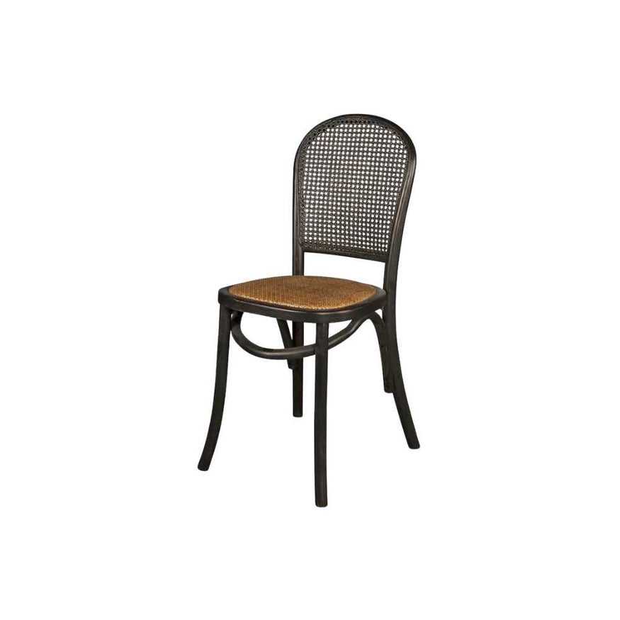 Denver Provincial Dining Chair in Black