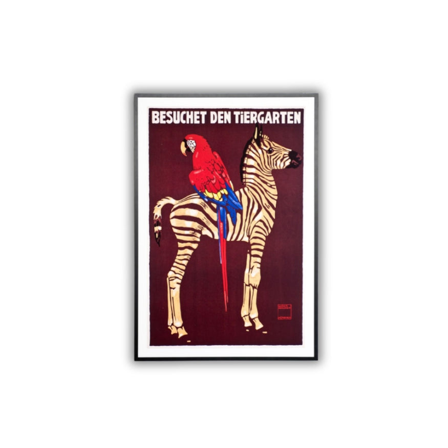 Besuchet Den Tiergarten Print