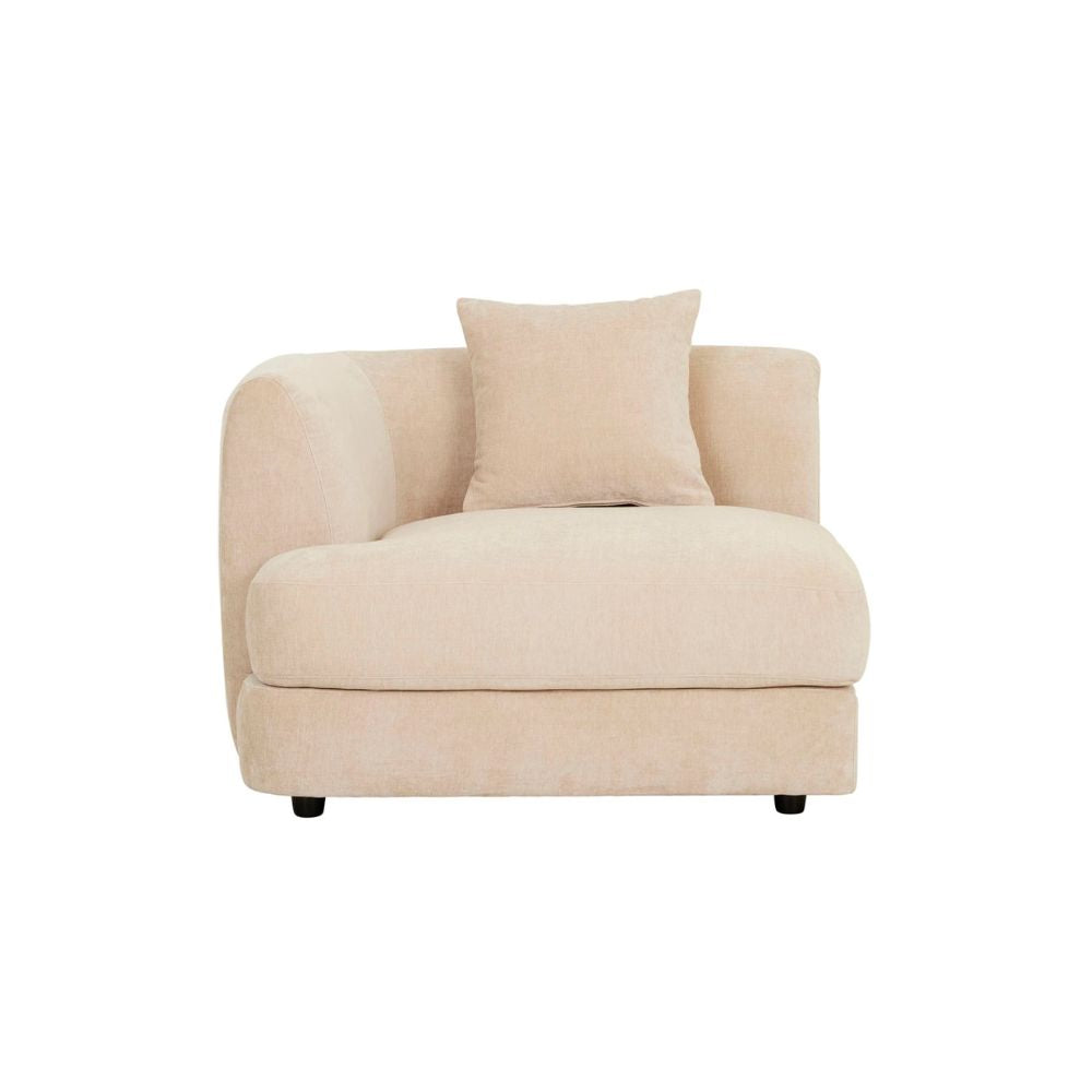 Madrid Curve Sofa Modular in Soft Wheat