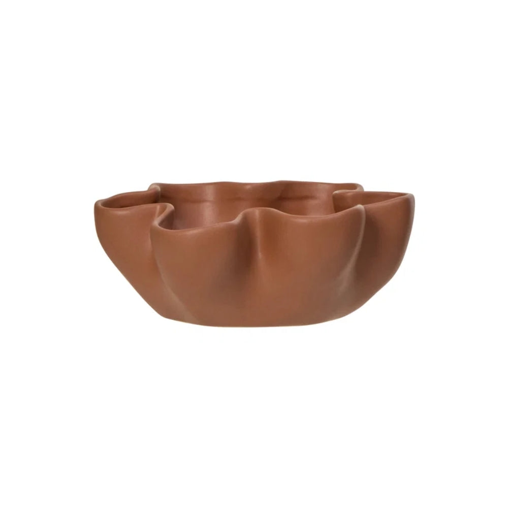 Amalfi Fluid Trinket Dish in Rust