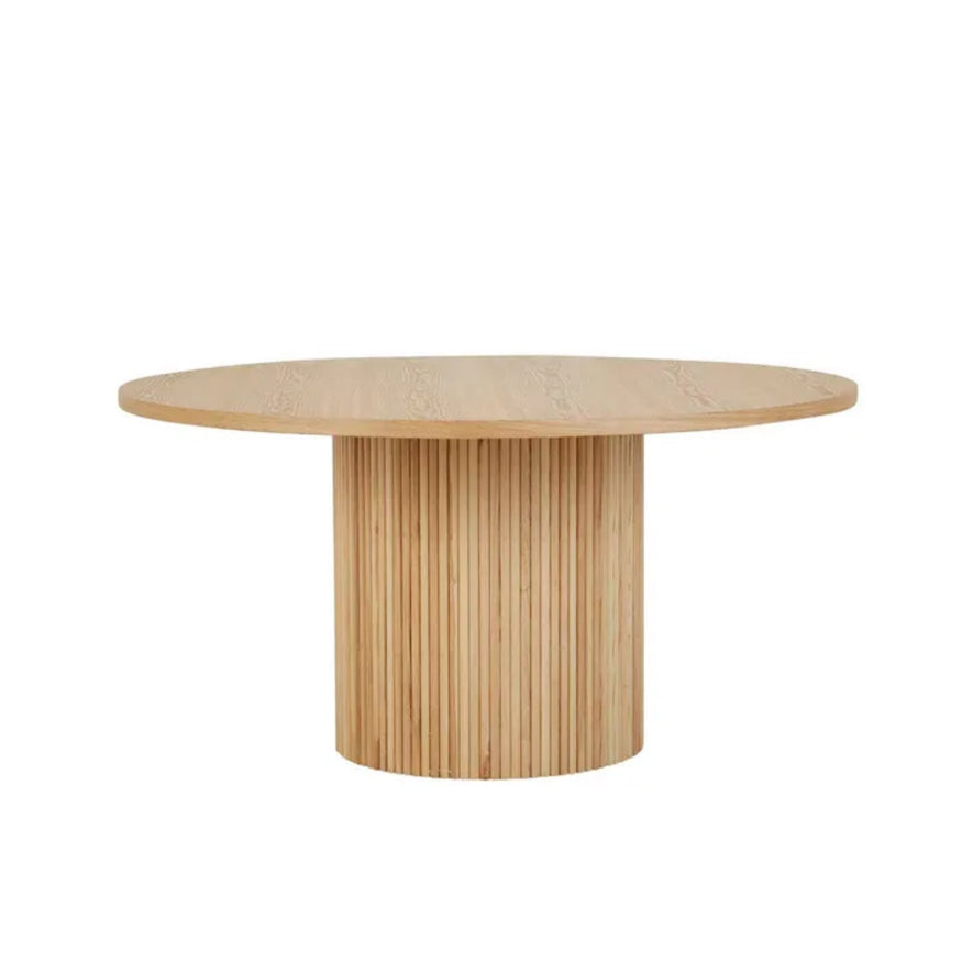 Benjamin Ripple Dining Table in Natural Ash