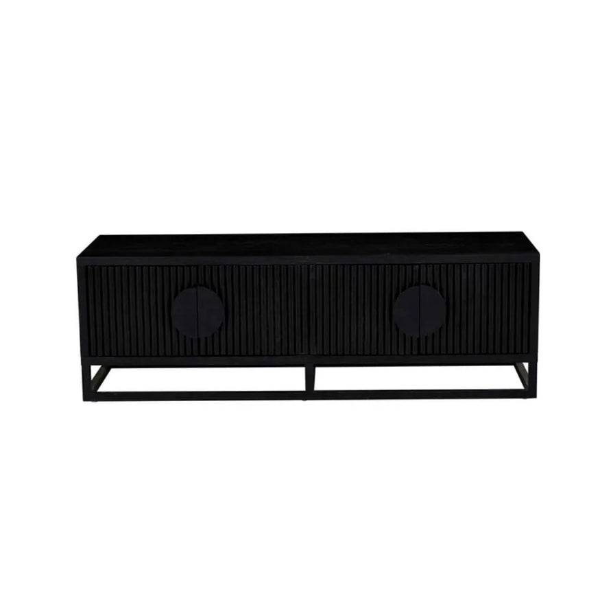 Benjamin Ripple TV Unit in Matte Black