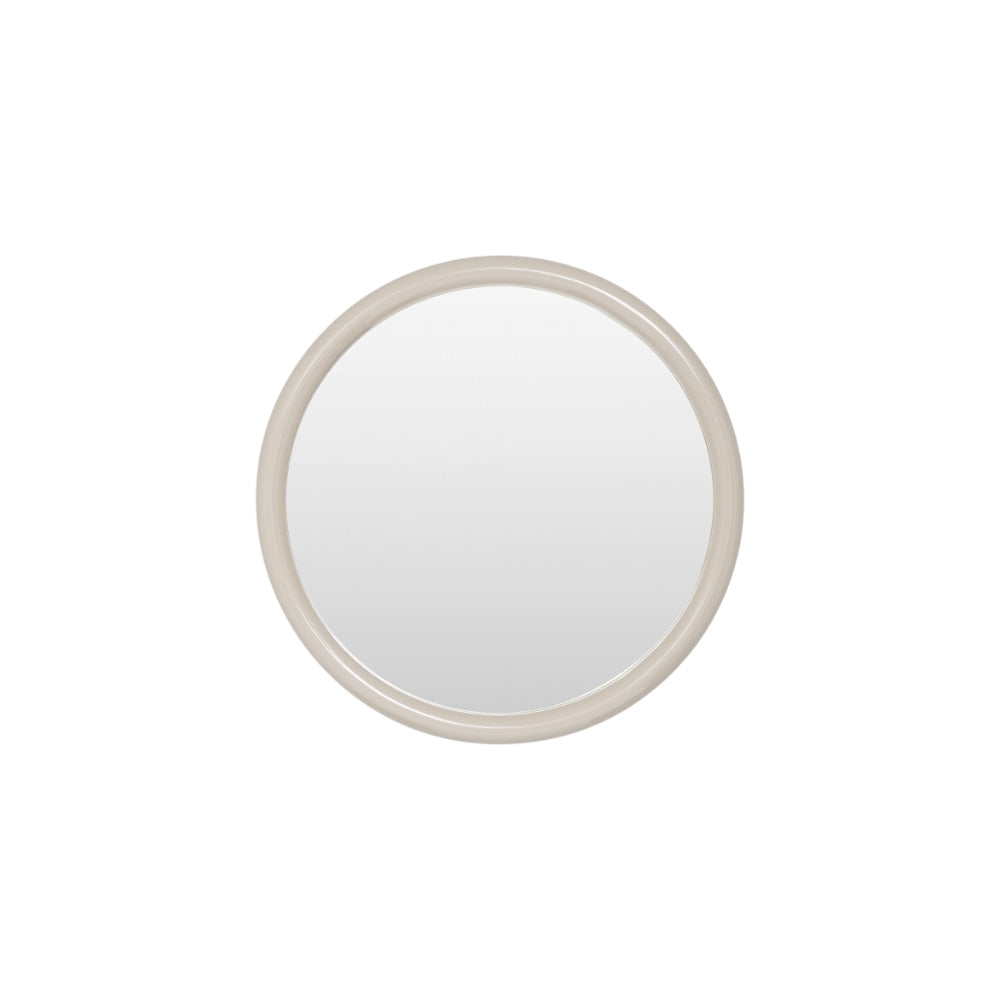 Gertrude Round Gloss Sand Mirror