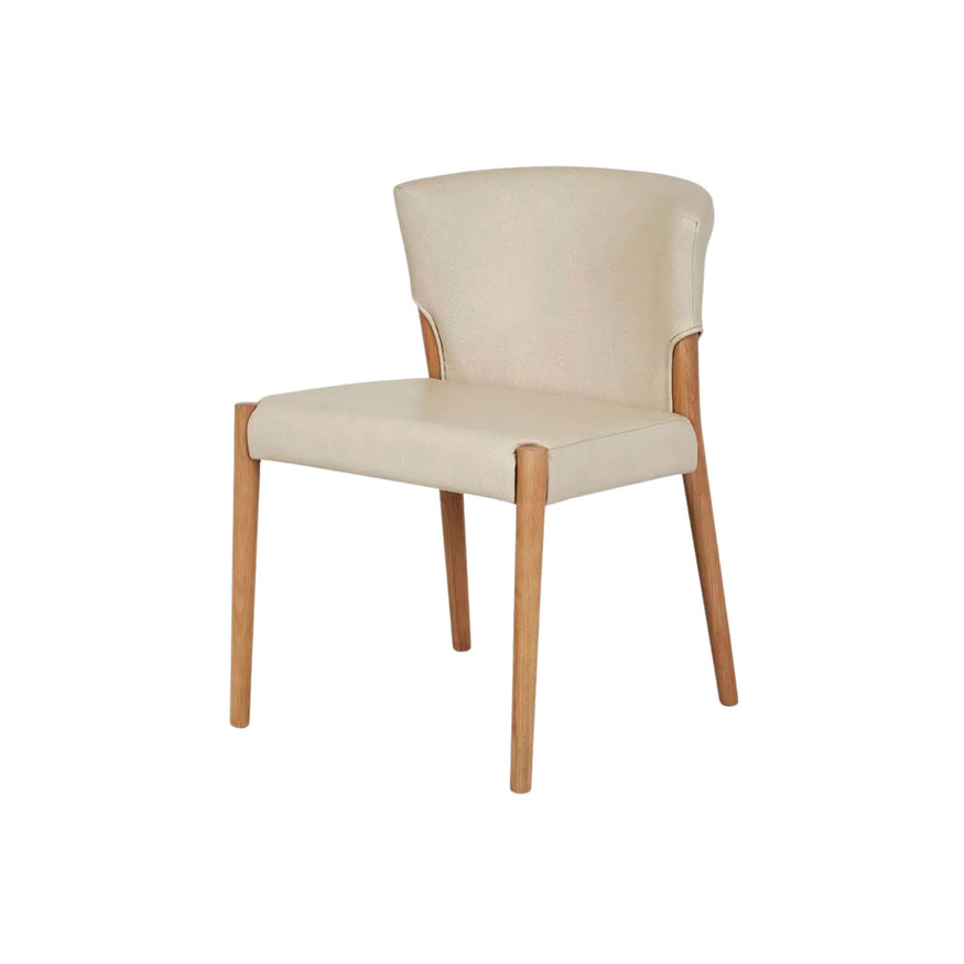 Sketch Ronda Dining Chair in Limestone Leather