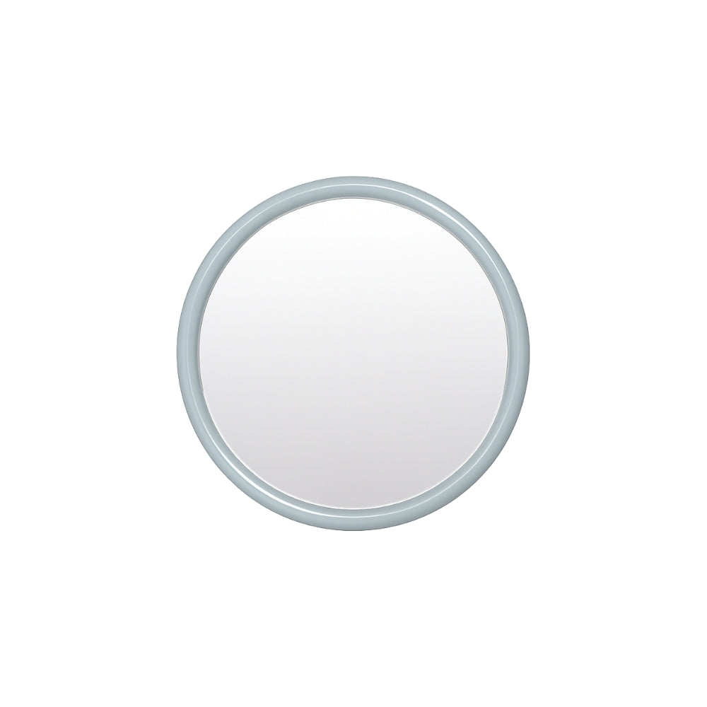 Gertrude Round Gloss Dusty Blue Mirror