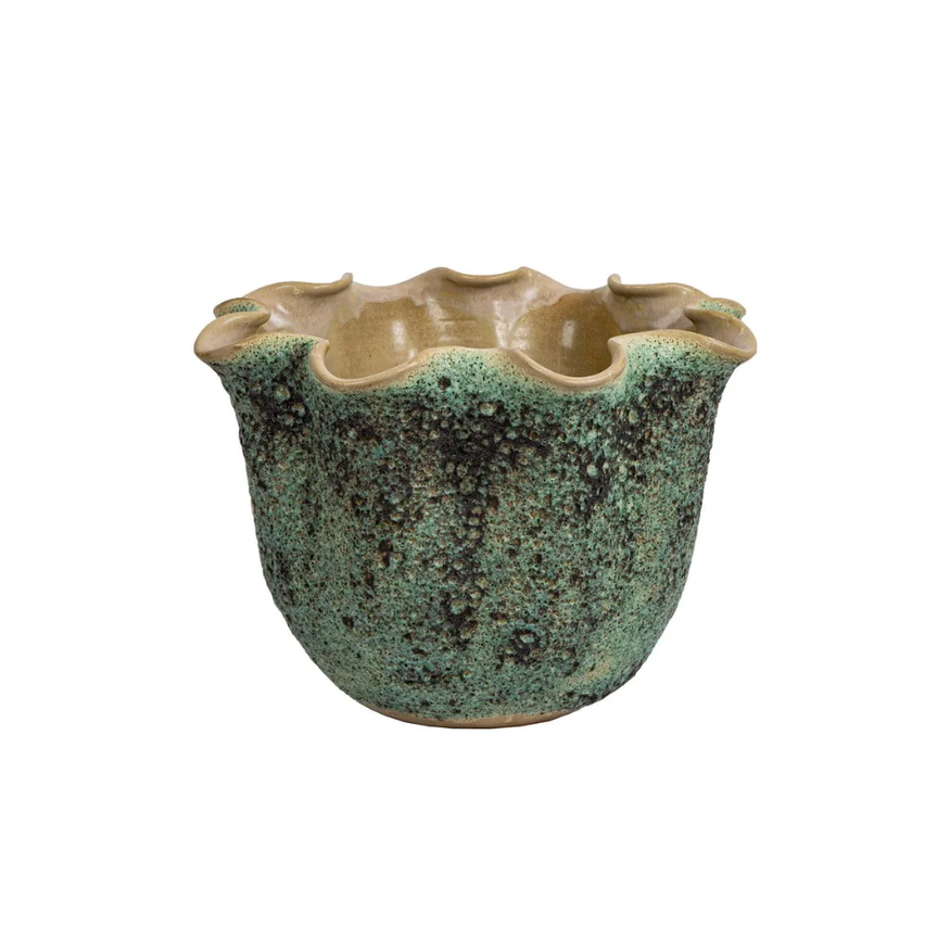 Moss Flower Vase Green