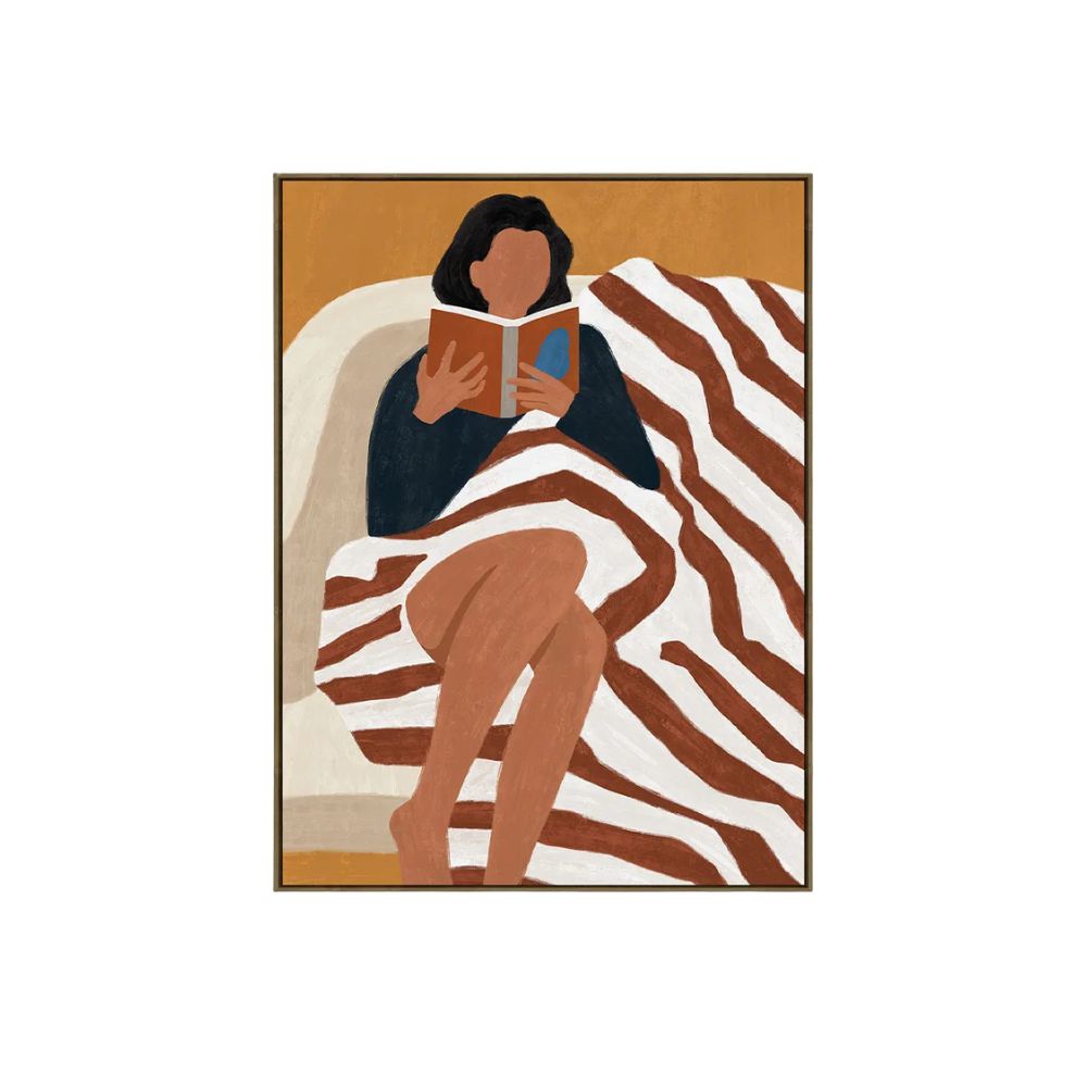 The Reader Canvas Wall Art