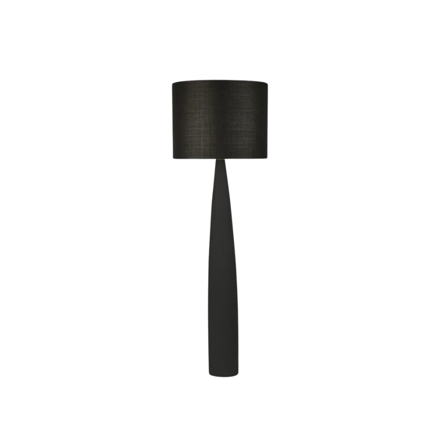 Samson Floor Lamp Black Base / Black Shade