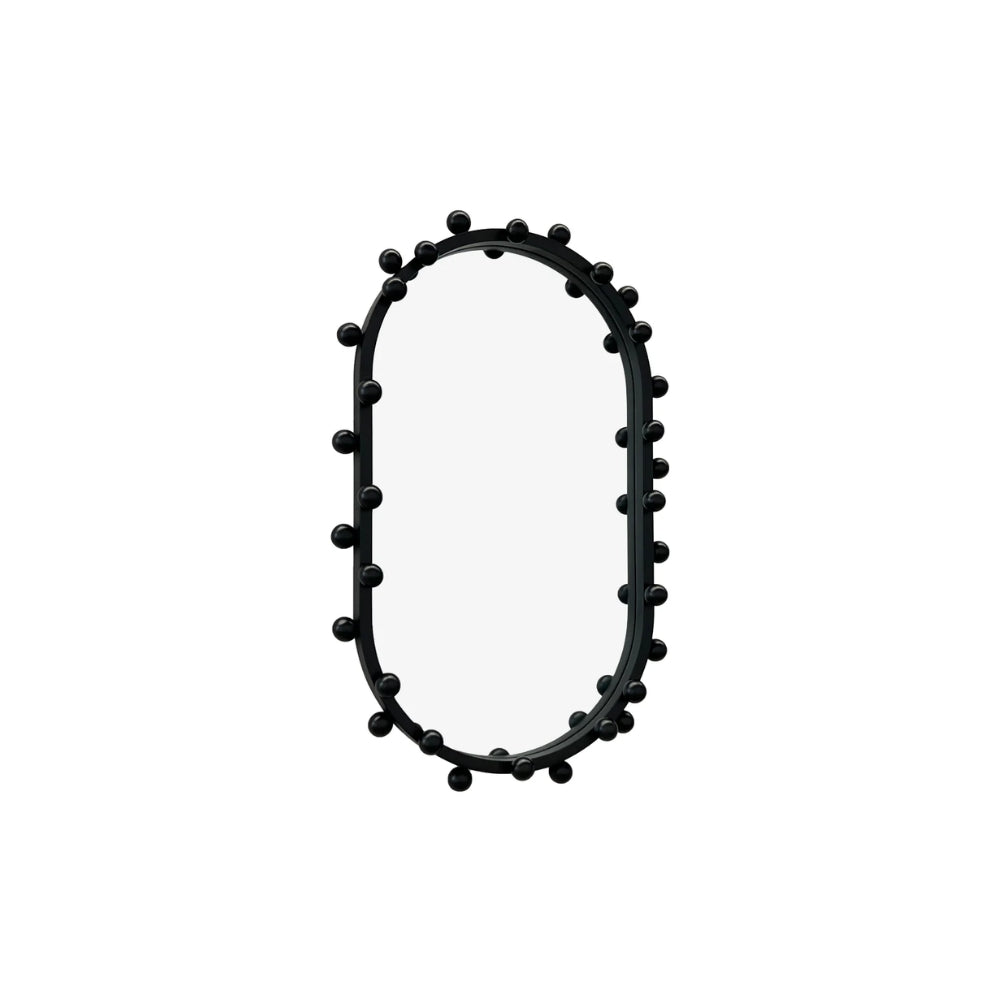 Monaco Mirror in Matt Black