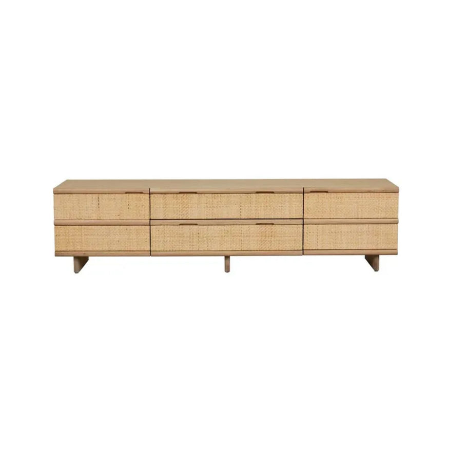 Hartley Entertainment Unit in Satin Oak