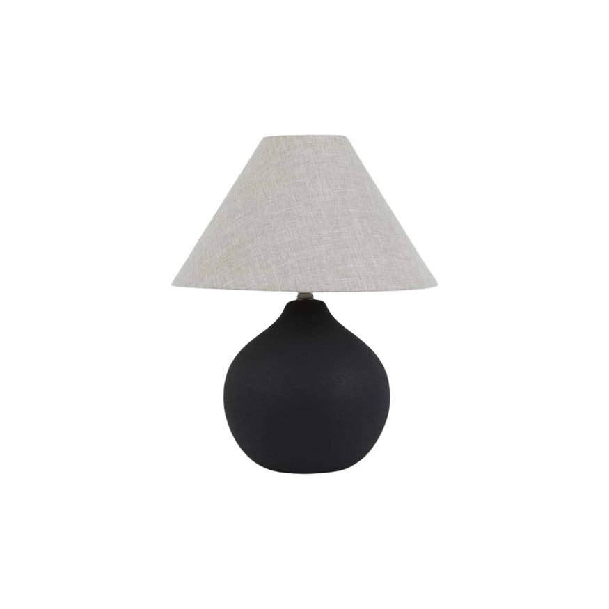 Lorne Ball Table Lamp in Black Sand