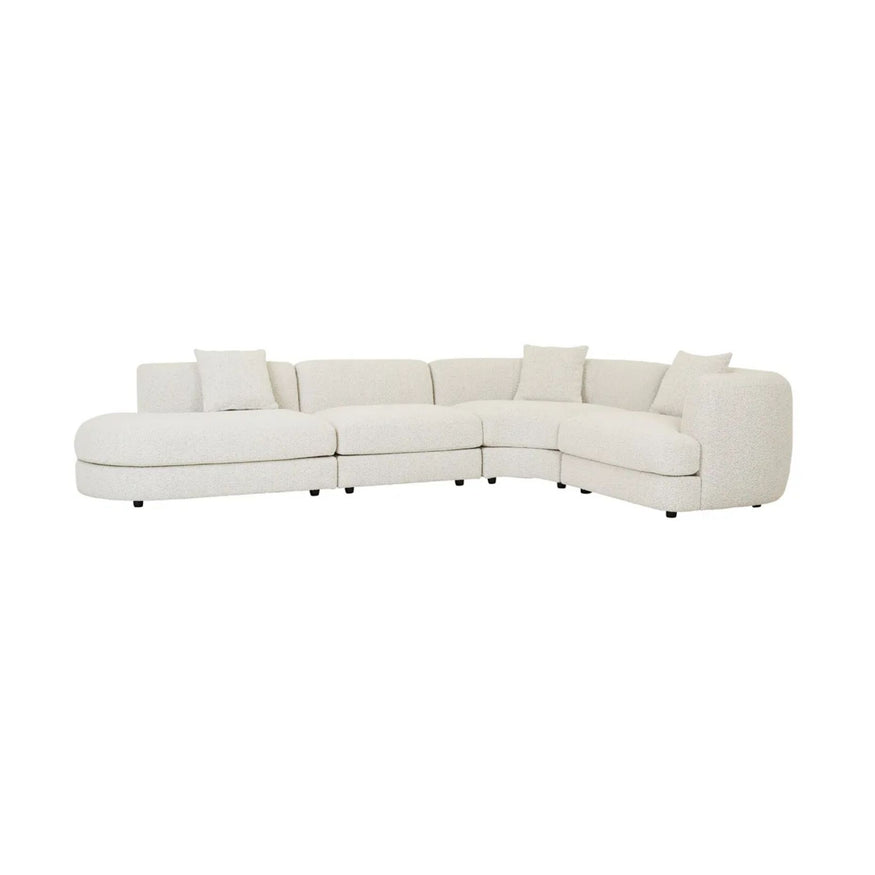 Madrid Curve Sofa Modular in Grey Speckle