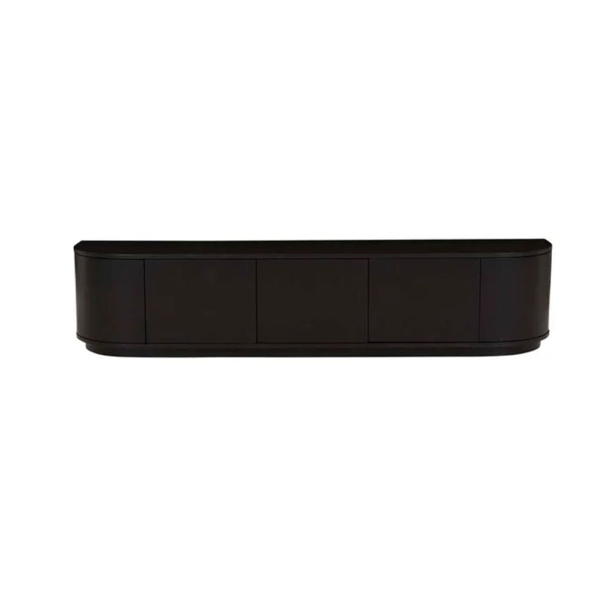 Oberon Crescent TV Unit in Dark Oak